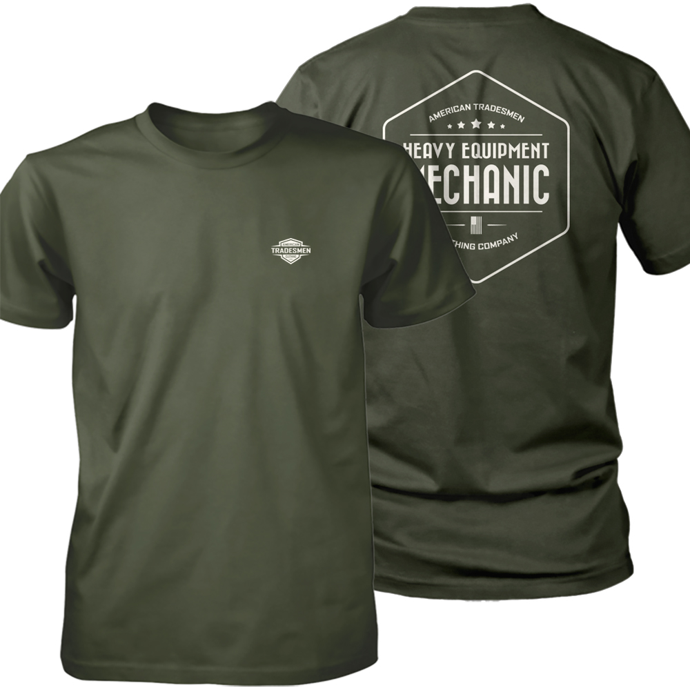 Heavy Equipment Mechanic shirt in white